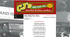 Desktop Screenshot of cjsnorthsidegrill.com